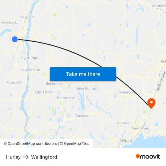 Hurley to Wallingford map