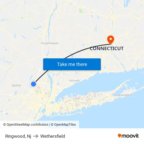 Ringwood, Nj to Wethersfield map