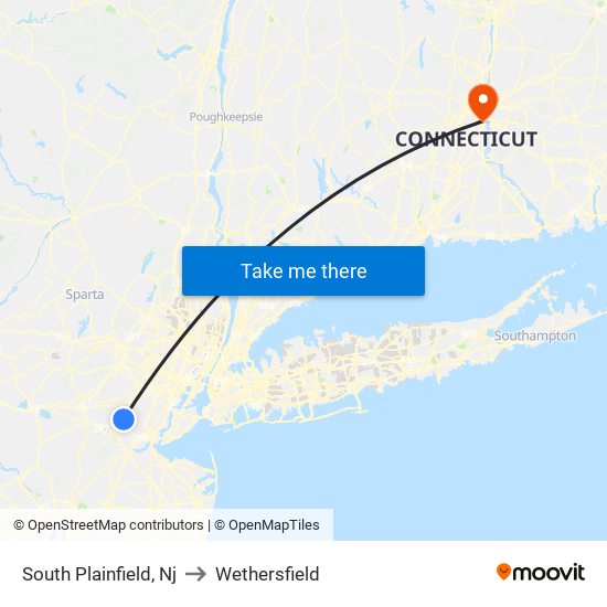 South Plainfield, Nj to Wethersfield map