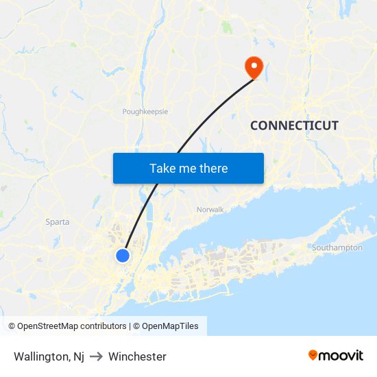 Wallington, Nj to Winchester map