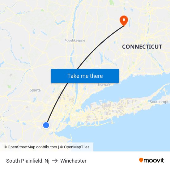 South Plainfield, Nj to Winchester map