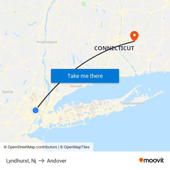 Lyndhurst, Nj to Andover map