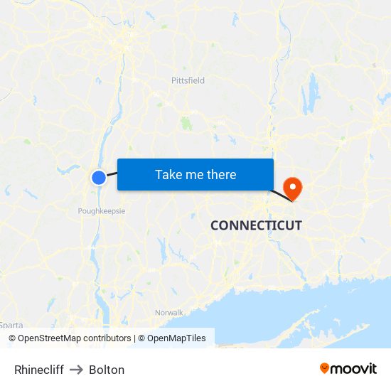 Rhinecliff to Bolton map