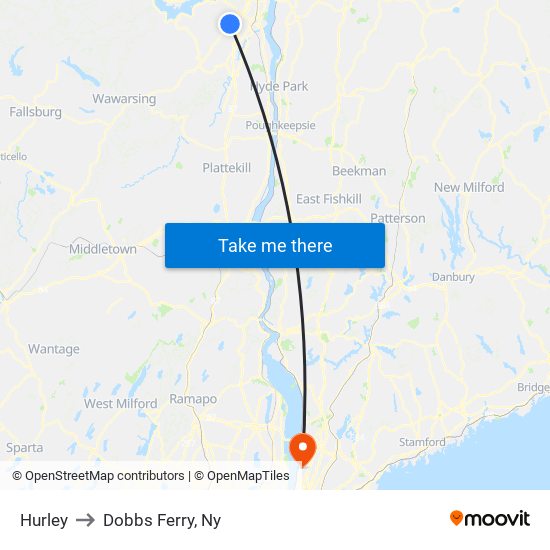Hurley to Hurley map