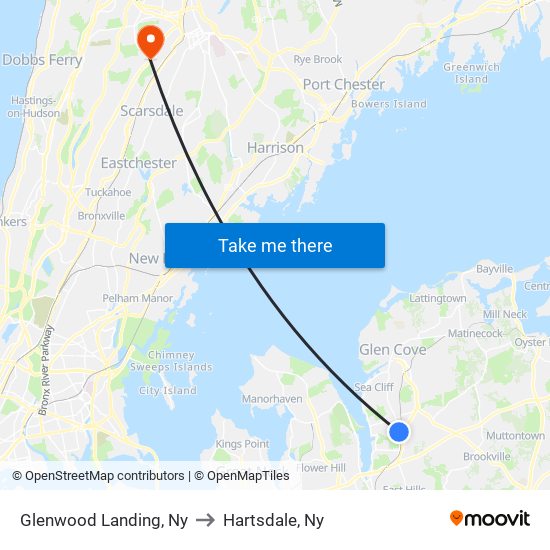 Glenwood Landing, Ny to Hartsdale, Ny, New York New Jersey with