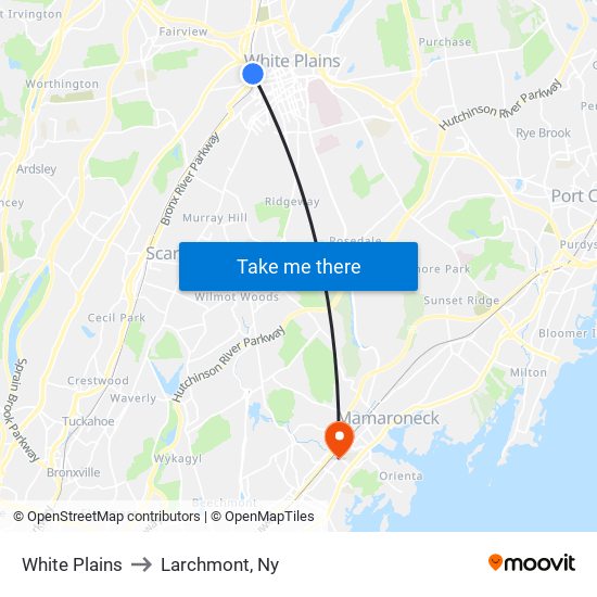 White Plains White Plains Ny to Larchmont Ny New York New