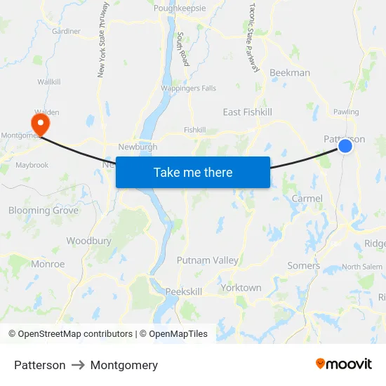 Patterson to Montgomery map