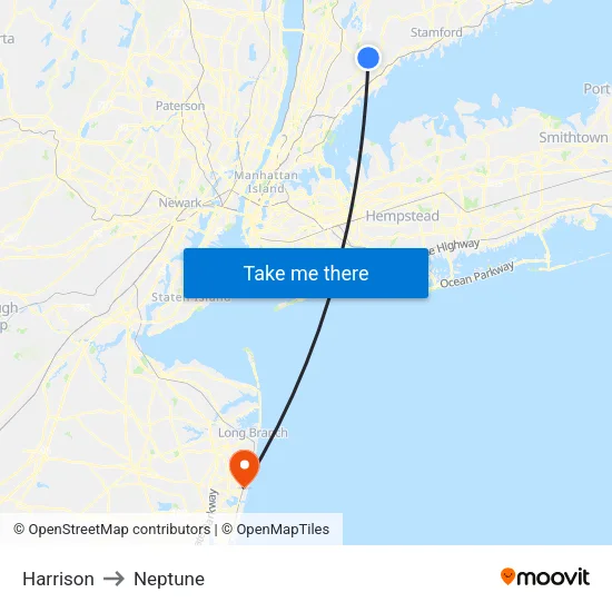 Harrison to Neptune map