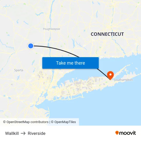 Wallkill to Riverside map