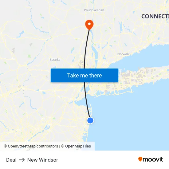 Deal to New Windsor map