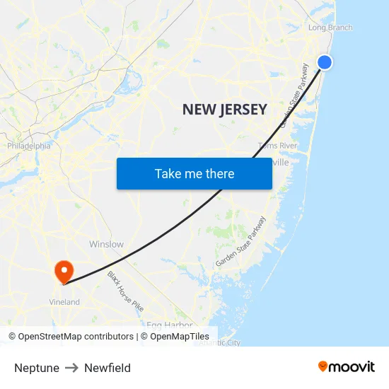 Neptune to Newfield map