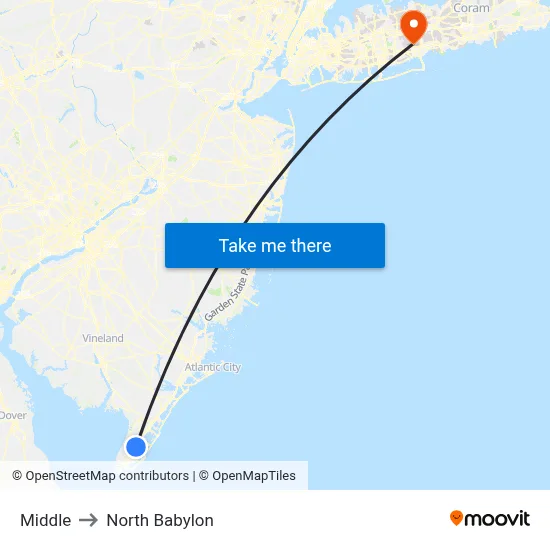 Middle to North Babylon map
