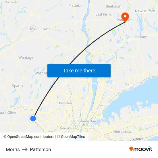 Morris to Patterson map