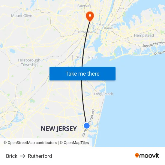 Brick to Rutherford map