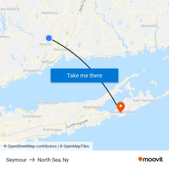 Seymour to North Sea, Ny map