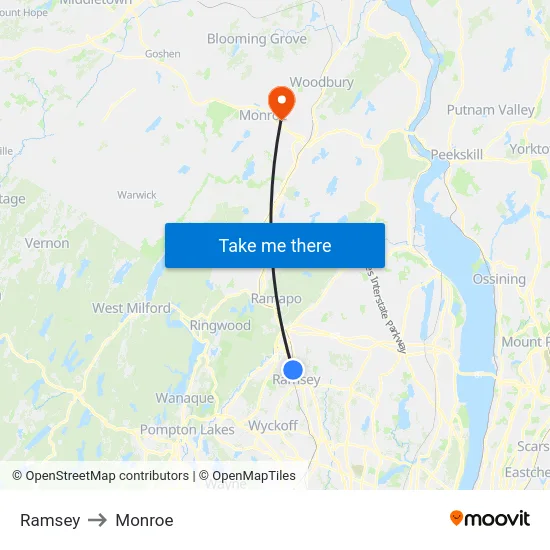 Ramsey to Monroe map