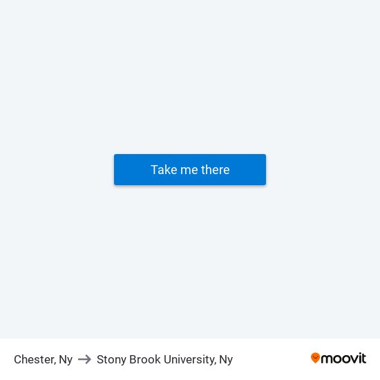 Chester, Ny to Stony Brook University, Ny map