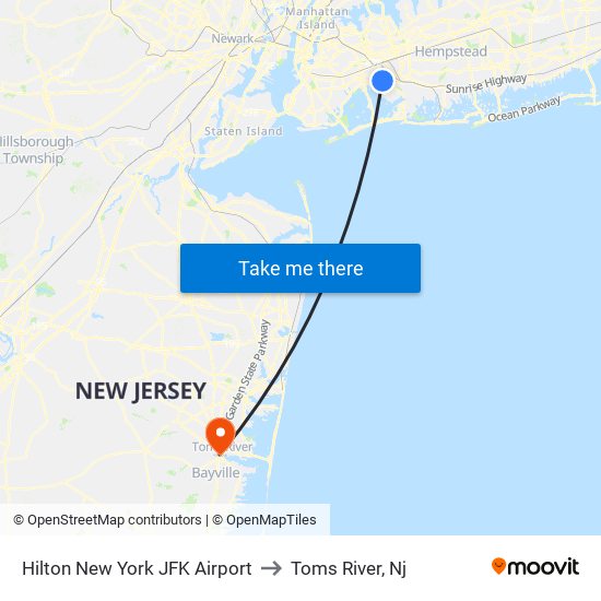Hilton New York Jfk Airport Queens To Toms River Nj Jersey With Public Transportation - Bus From Wall Nj To Nyc Airport