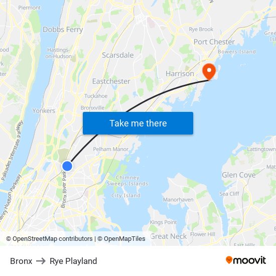 Bronx to Rye Playland map