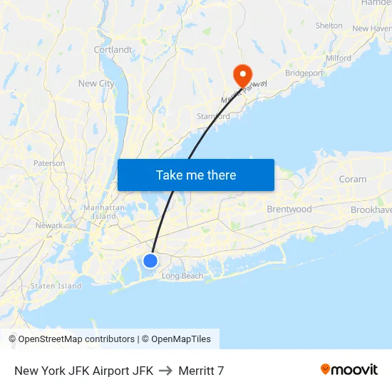 New York JFK Airport JFK to Merritt 7 map