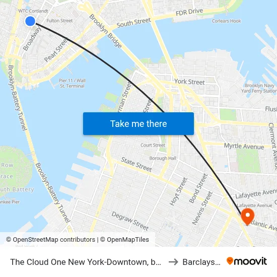 The Cloud One New York-Downtown, by the Motel One Group to Barclays Center map