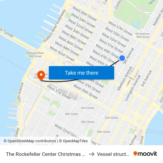 The Rockefeller Center Christmas Tree to Vessel structure map