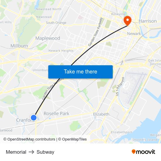 Memorial to Subway map