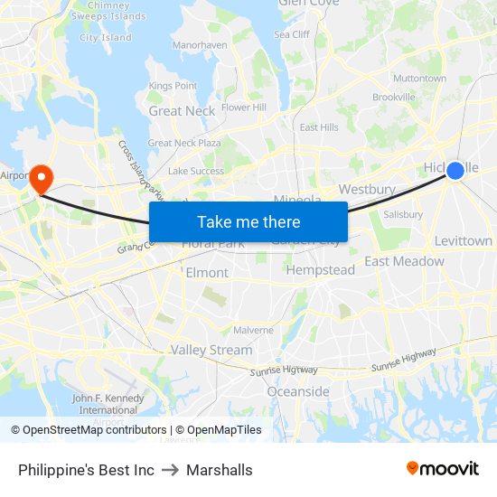 Philippine's Best Inc to Marshalls map