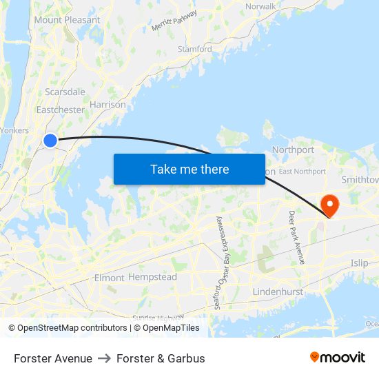 Forster Avenue to Forster & Garbus map