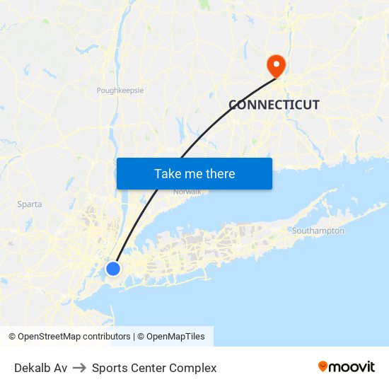 Dekalb Av to Sports Center Complex map