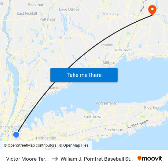 Victor Moore Term/Q49 Stand to William J. Pomfret Baseball Stadium at Palmer Field map