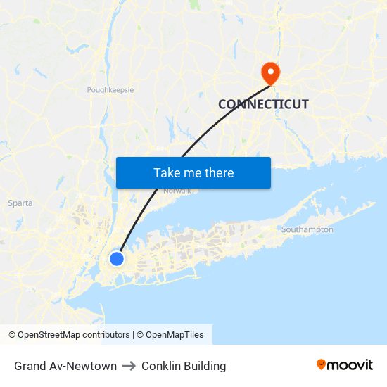 Grand Av-Newtown to Conklin Building map