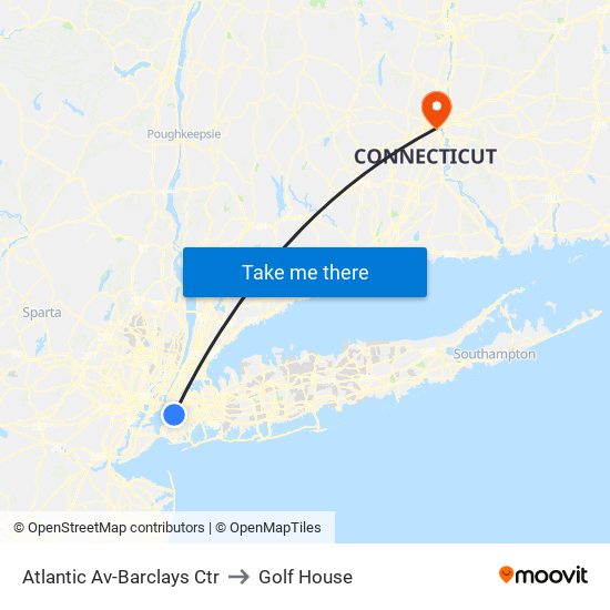 Atlantic Av-Barclays Ctr to Golf House map