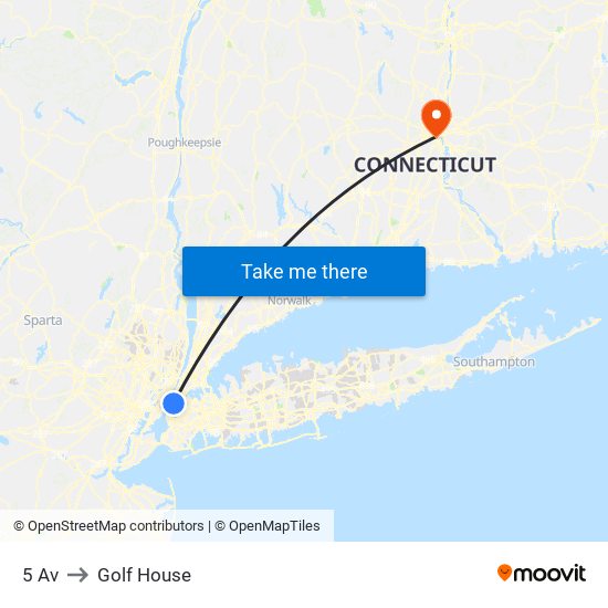5 Av to Golf House map