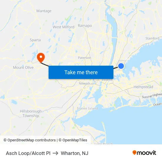 Asch Loop/Alcott Pl to Wharton, NJ map