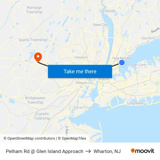 Pelham Rd @ Glen Island Approach to Wharton, NJ map