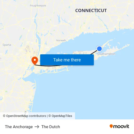 The Anchorage to The Dutch map