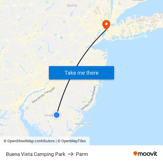 Buena Vista Camping Park to Parm map