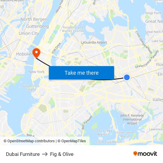 Dubai Furniture to Fig & Olive map