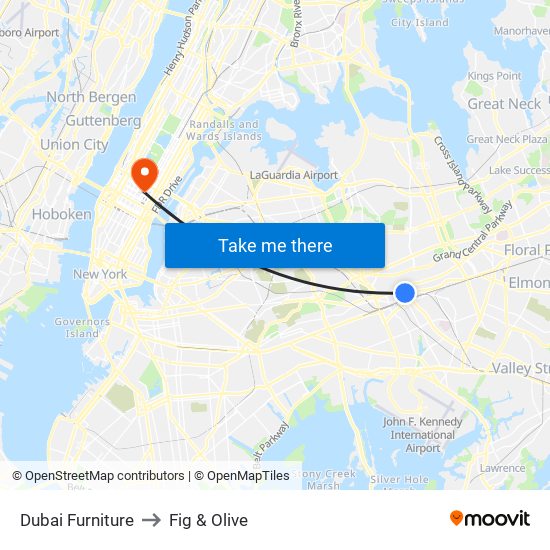 Dubai Furniture to Fig & Olive map