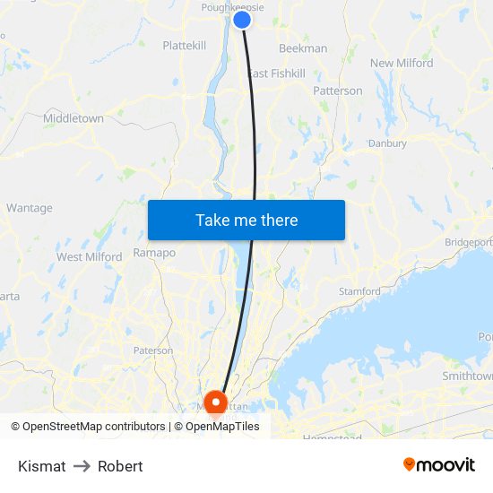 Kismat to Robert map