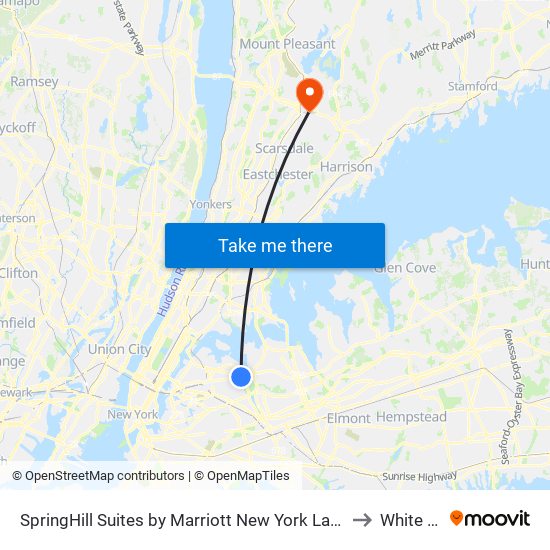 SpringHill Suites by Marriott New York LaGuardia Airport Queens to White Plains map