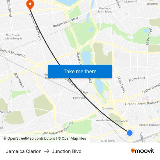 Jamaica Clarion, 138-05 Jamaica Ave to Junction Blvd map