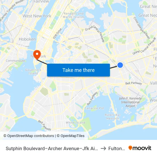 Sutphin Boulevard–Archer Avenue–Jfk Airport to Fulton St map