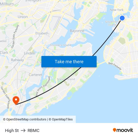 High St to RBMC map