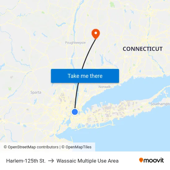 Harlem-125th St. to Wassaic Multiple Use Area map
