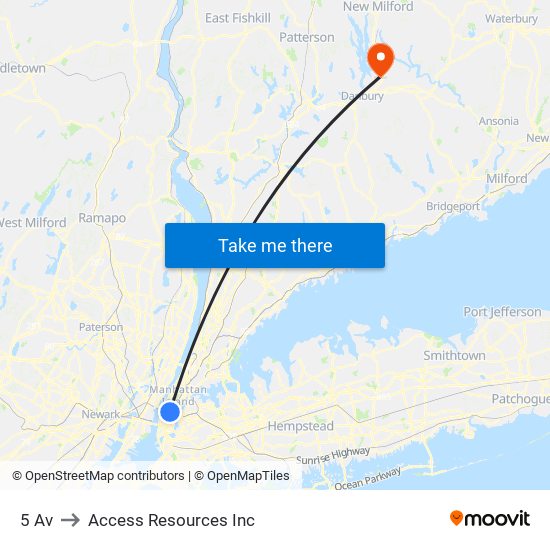 5 Av to Access Resources Inc map
