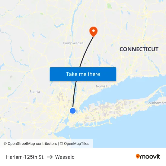 Harlem-125th St. to Wassaic map