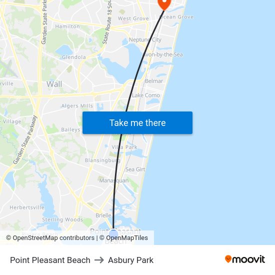 Asbury Park Beach Map Point Pleasant Beach, Nj, New York - New Jersey To Asbury Park, Asbury Park,  Nj With Public Transportation