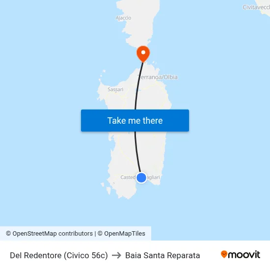 Redentore Street (No. 56c) to Santa Reparata Bay map